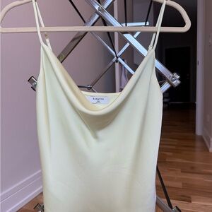 Babaton Cowl-neck Light Yellow Camisole